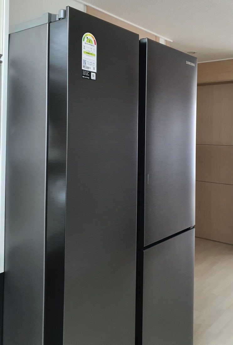 [리뷰] 삼성 냉장고 RS84T5061B4 구매후기! 빌트인 양문형 냉장고