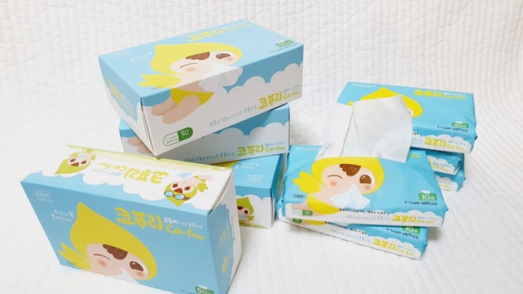 [순둥이 코푸리] 섬유 티슈로 코가 안 아픈 비염 화장지