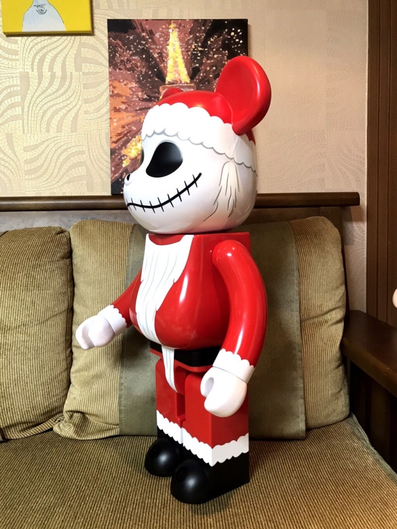 베어브릭] 크리스마스 악몽 산타잭 1000% : 네이버 블로그, image size:800x1066