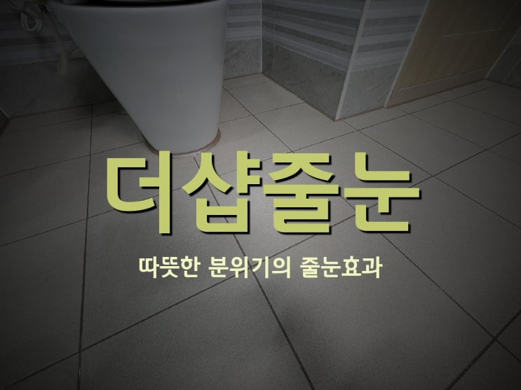 경남 진주 줄눈 깨끗한 욕실 유지의 지름길, 꼭 필요한 시공범위는?