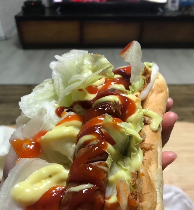  한끼식사로도 좋고 아이들 간식으로도 좋은 스테프 핫도그!