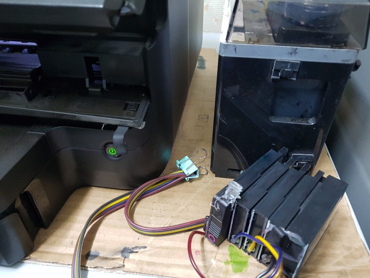  hp8600 공급기 카트리지 헤드 문제로 수리 합니다. - 울산 중구 사무실용프린터 수리합니다.
