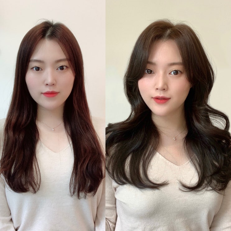  공덕 미용실 #2020 염색색깔 추천, 탈색 안해도 예쁜 애쉬브라운