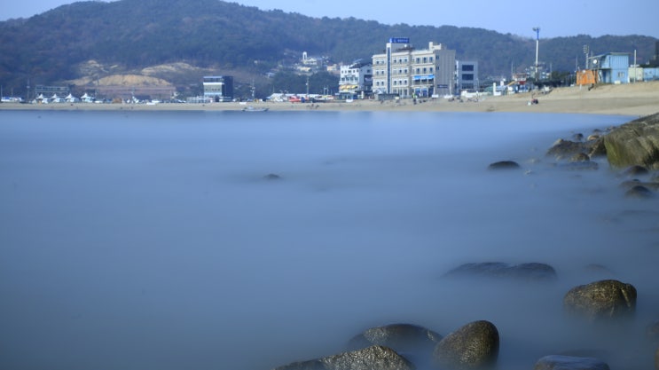  왕산해수욕장 해물칼국수 맛집