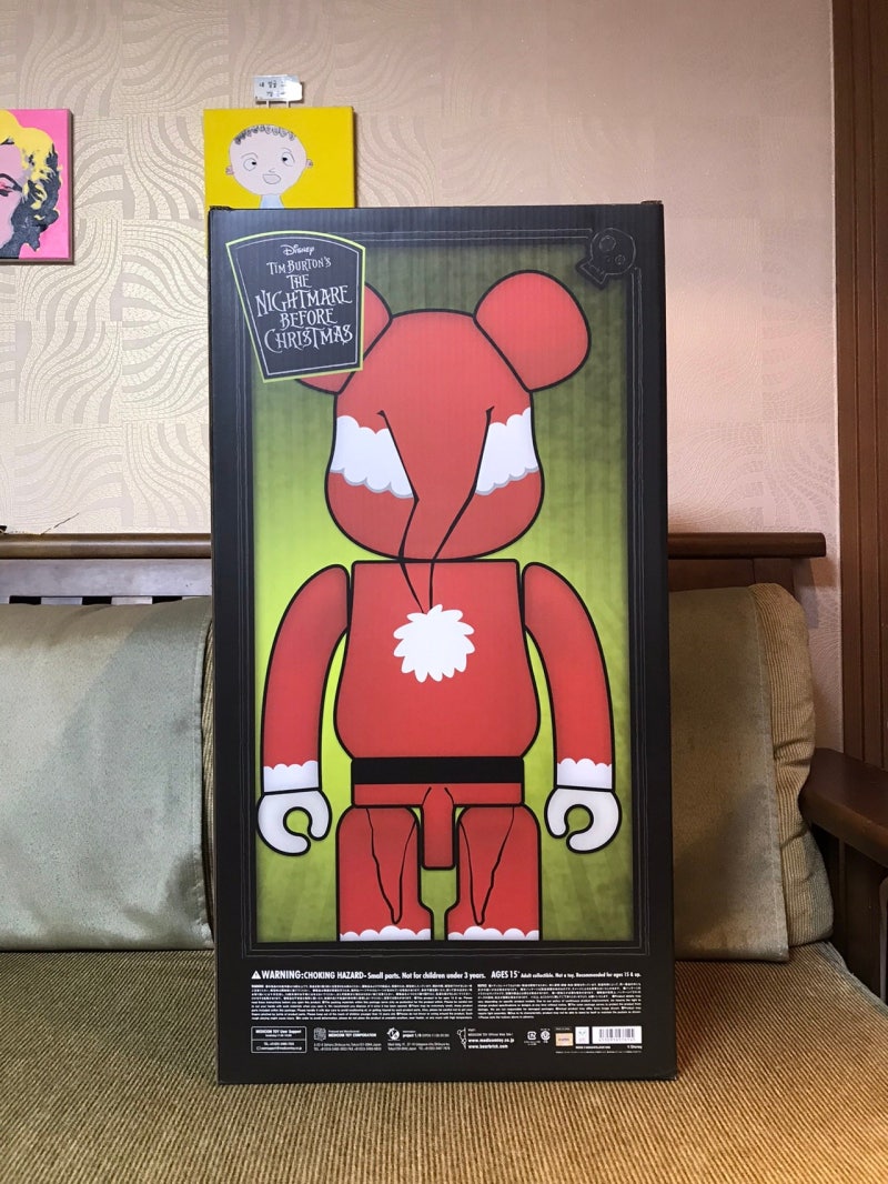 베어브릭] 크리스마스 악몽 산타잭 1000% : 네이버 블로그, image size:800x1066