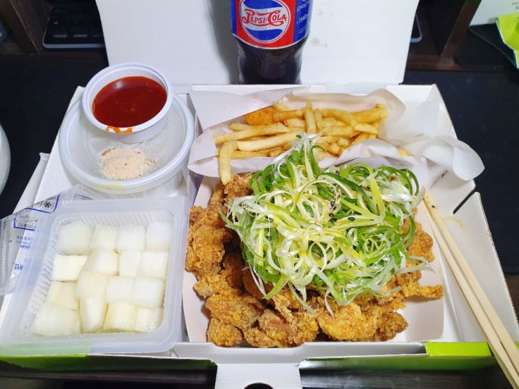  [치코파닭] 야심한 밤에 먹은 파닭치킨 / 우석대점 치킨맛집(가성비 甲)