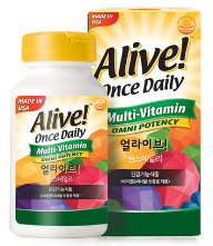  간편하게 먹기 좋은 쌩쌩비타민 얼라이브종합비타민 추천해요~
