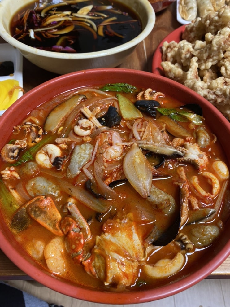  옥포) 삼거리반점 해물짬뽕 얼큰하니 불맛나는 짬뽕을 원한다면?!
