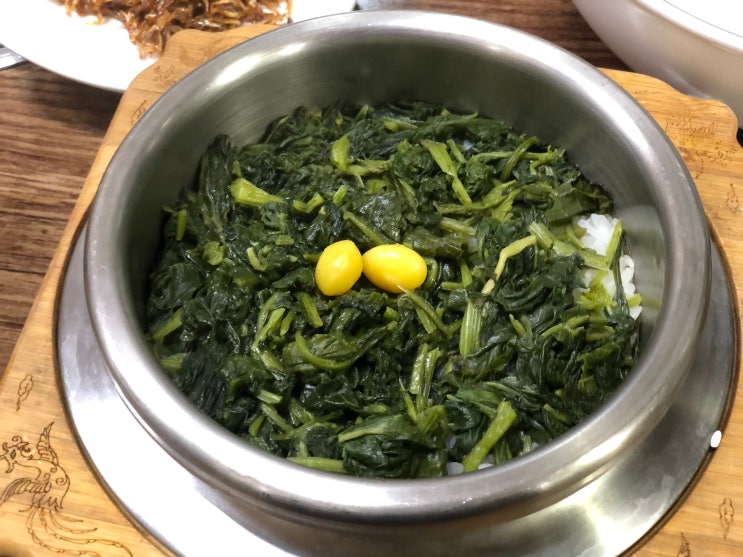 원주 뮤지엄산 오크밸리 근처 맛집 - 목향 (가마솥곤드레밥 먹었어요!)