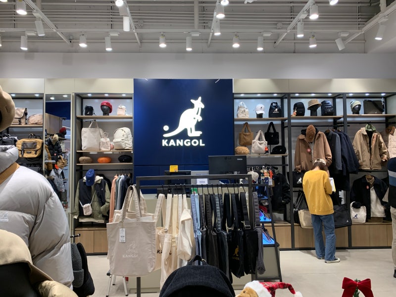 KANGOL 매장구경 캉골가방 캉골에코백 브랜드 파헤치기