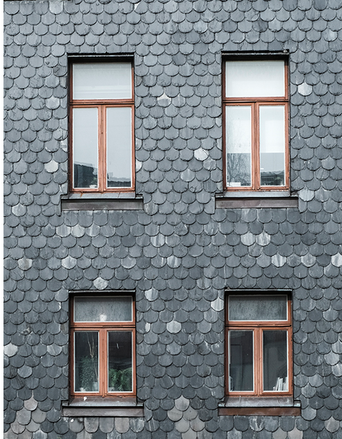  Inspiration image: 스케일패턴(은행잎모양) 벽면장식무늬