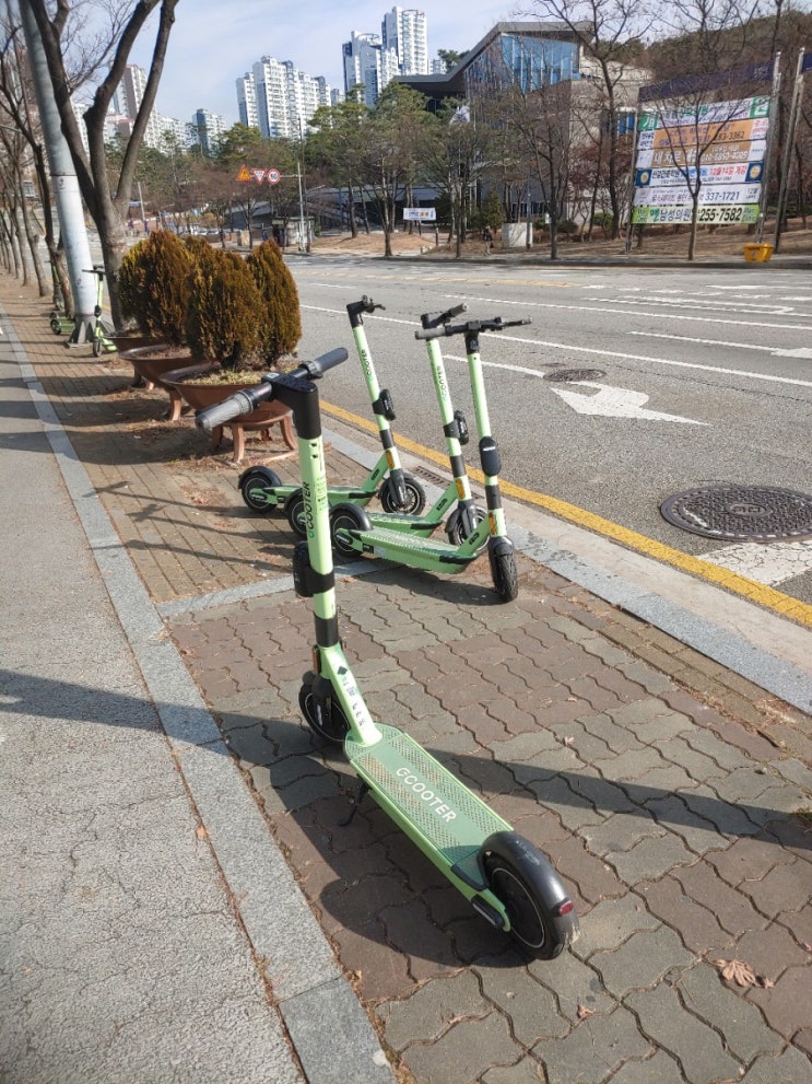  전동킥보드 안전한 주행 및 사용을 위한방법