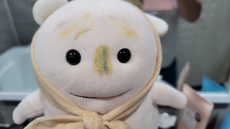  지방이인형과 레몬모공축소팩