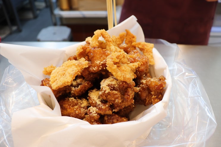  가평맛집 유일닭강정 100% 국내산 생닭다리살
