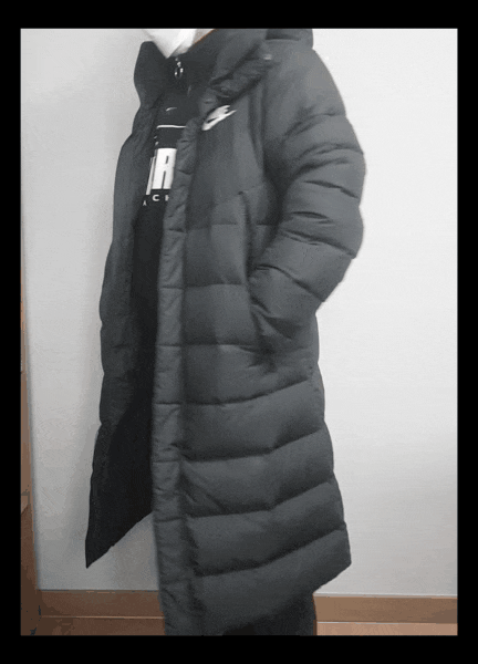  나이키 롱패딩 평범한 남자가 입었을 때? 내 돈 내산 후기