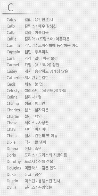 영어 두글자레어닉, 영어 예쁜닉네임 200여 개 & 재밌는 사용팁! : 네이버 블로그