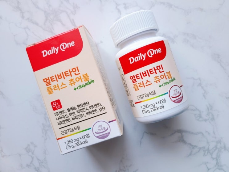 데일리원 멀티비타민 플러스 츄어블 온가족 비타민 추천 데일리원 멀티비타민 플러스 츄어블 온가족 비타민 추천
