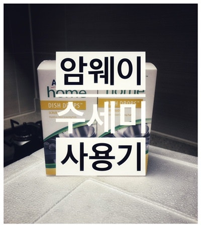 암웨이 수세미 사용기