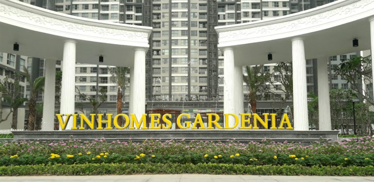  하노이 빈홈 가드니아(vinhomes gardenia) 2룸 풀옵션 23층 - 1500만동