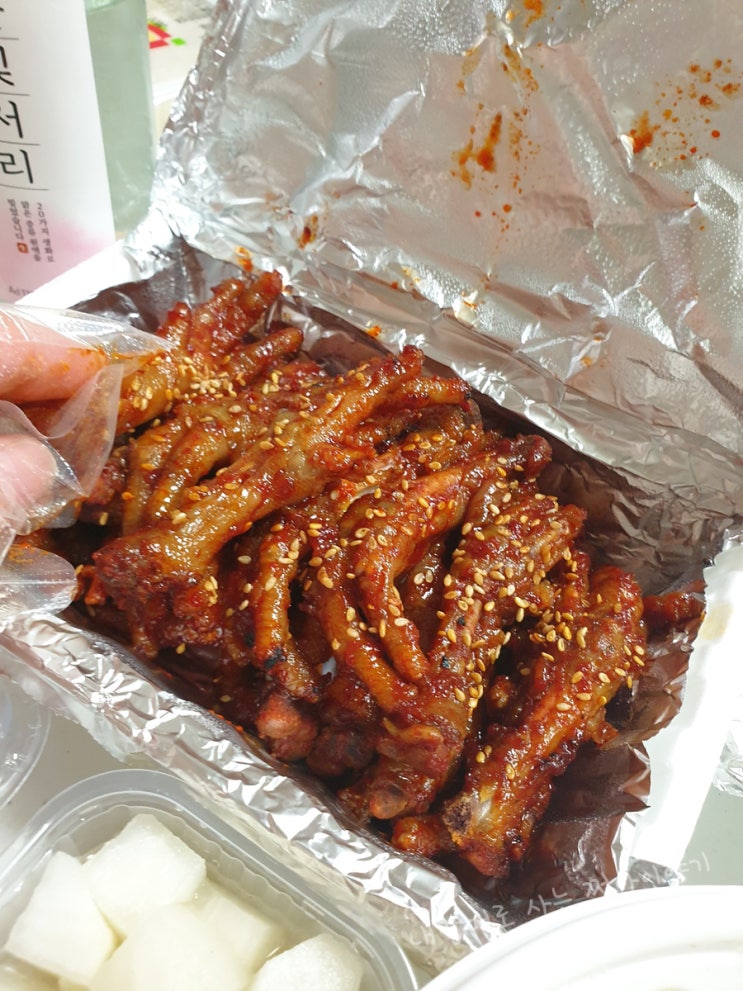  전주 닭발 맛집 드디어 찾았네! 송천동 할매닭발 숯불향 완전 좋음