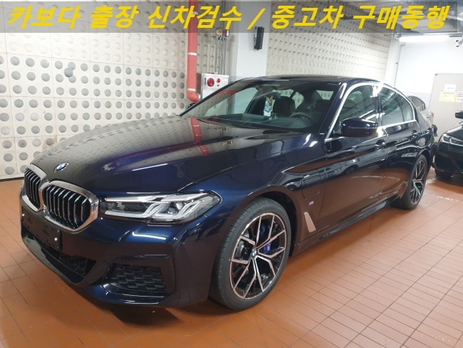  카보다-2021 BMW 530e 플러그인 하이브리드(PHEV)신차살때 BMW전시장 정비사동행 출장검수 및 서초구 신차검수