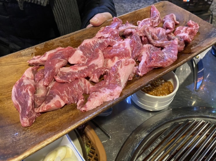  성남 을지대 <돼지저금통> 초벌되서 나오는 삼겹살 맛집! (ft.소갈비살)