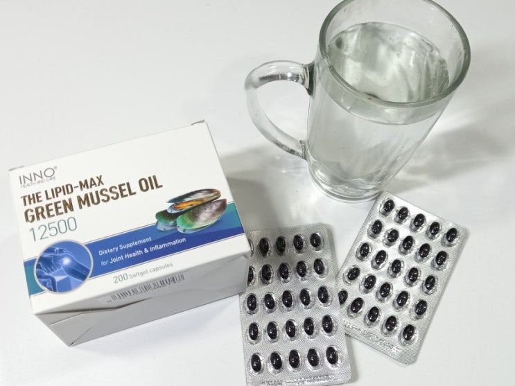 초록입홍합오일 역대급 최소 스케일! 이노헬스앤케어 뉴질랜드초록홍합