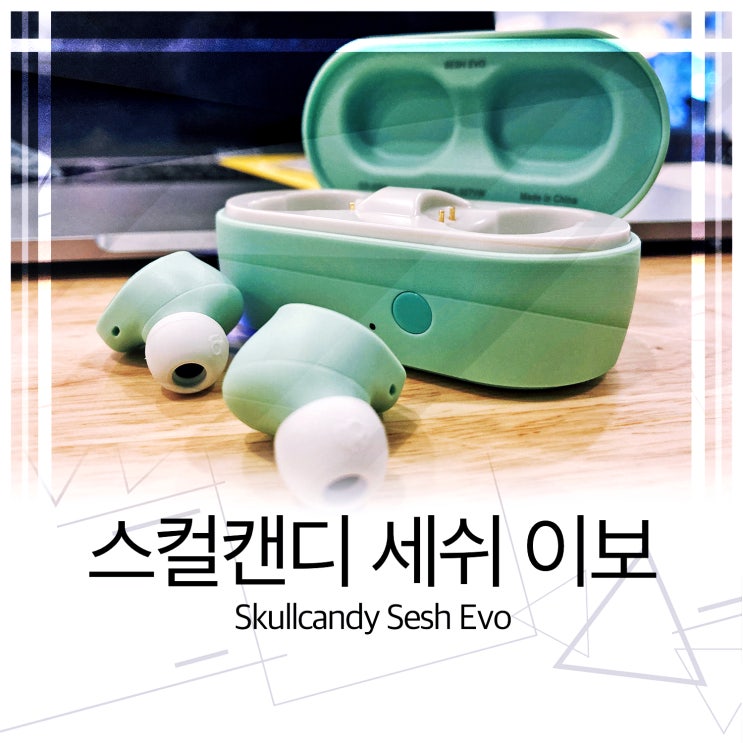  스컬캔디 세쉬 이보 가성비무선이어폰 음질대박