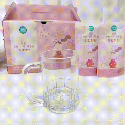  이제 맛있게 피부에 수분공급하세요 !! 복숭아 방탄 히알탄탄