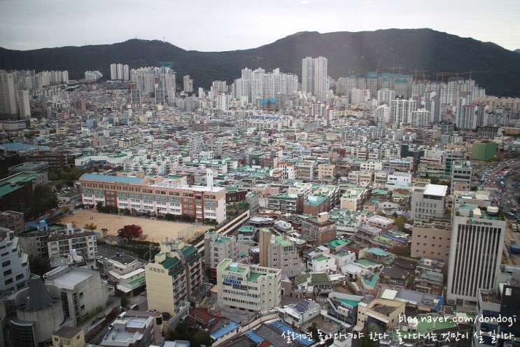  부산 용두산공원 부산타워 - K웨딩홀로 인해 되살아난 기억, 24층이니 풍경이 좋네