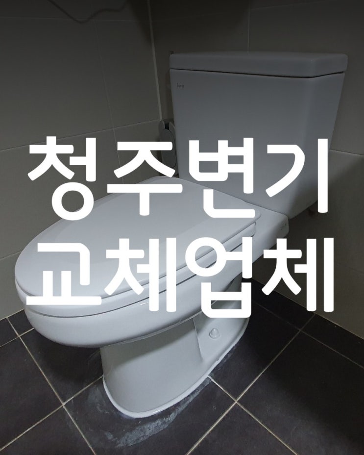  청주 변기 교체 - 청주시 서원구 분평동 주공3단지