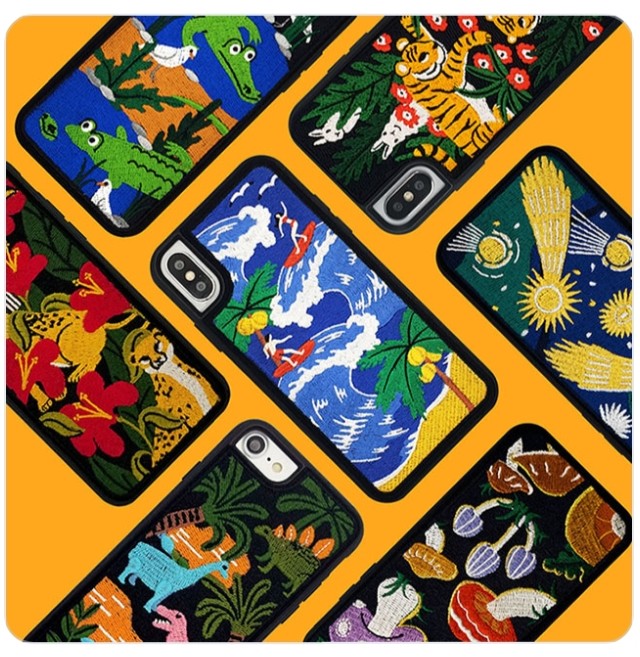 Embroidery Case ( 아이폰 위글위글 자수 폰케이스 ) 아이폰케이스 Embroidery Case ( 아이폰 위글위글 자수 폰케이스 ) 아이폰케이스