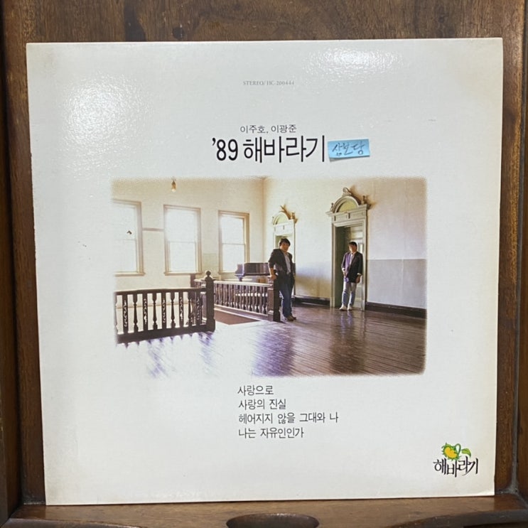  LP판 해바라기 사랑으로