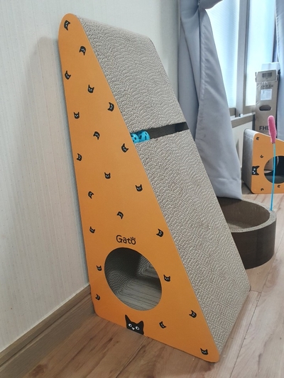  [집사 내돈내산 리뷰] 가또 킹삼각 고양이 스크래쳐 특대