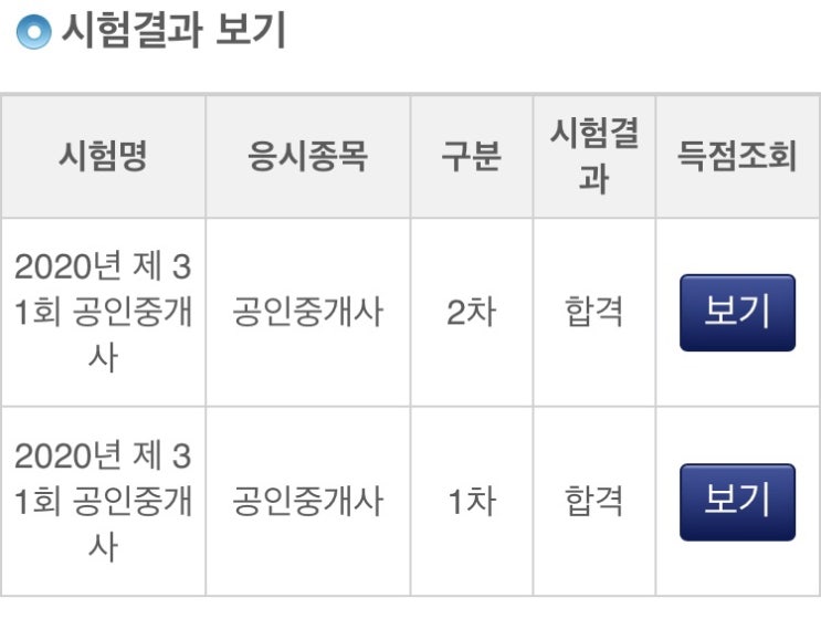  31회 공인중개사 동차 합격후기