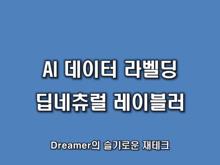  딥네츄럴 레이블러(Labelr) 참여 후기-AI 데이터 라벨링