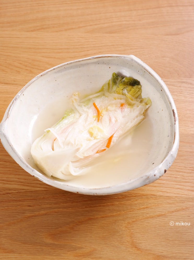 시원한 백김치 담그는법 쉽게 만들기