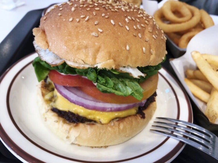 광명 수제버거 맛집 처비 핑거스, 크로플 맛집 BLCTD 자경