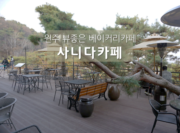  원주 카페 추천 : 사니다카페 / 사이코지만괜찮아 촬영지 전망최고 애견동반 카페