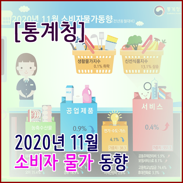  [한국소비자원] 2020년 11월 소비자물가동향