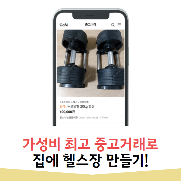  중고나라로 완벽한 방구석 헬스장 만들기! (뽐뿌주의)