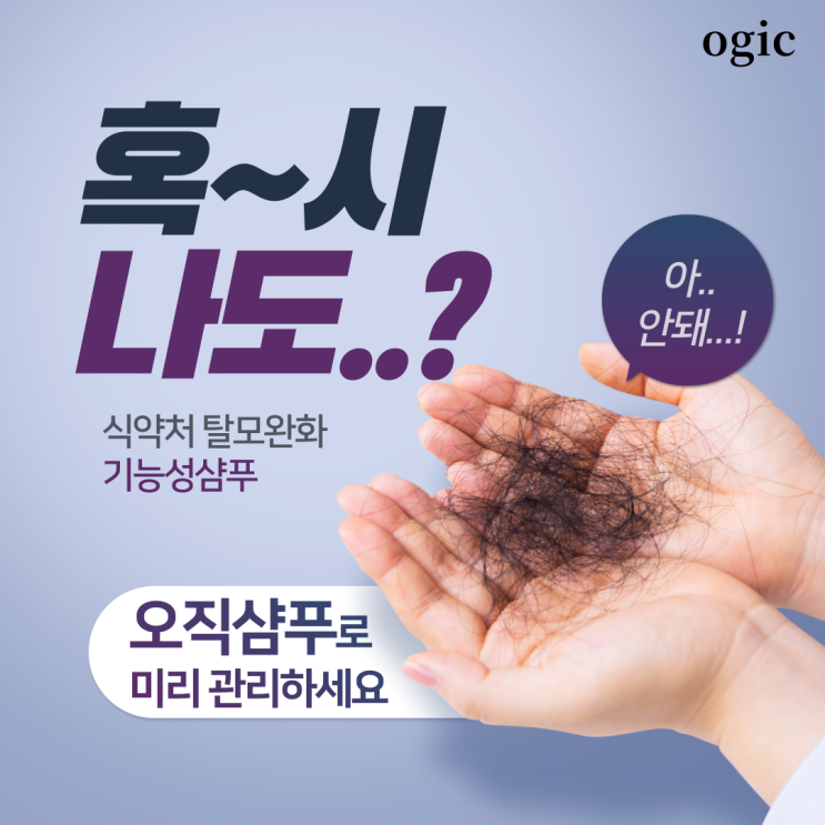  오직샴푸 탈모샴푸 비듬샴푸 탈모완화 샴푸