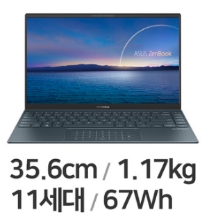 Asus 젠북 14 UX425EA-BM113T 인텔 신상 타이거레이크 업그레이드 불필요 완성형 노트북