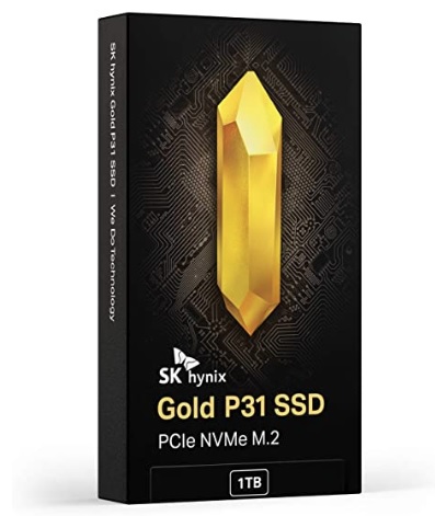  SK hynix Gold P31 1TB PCIe NVMe Gen3 M.2 2280 Internal SSD
