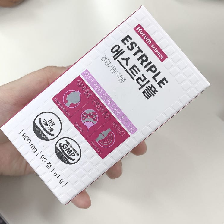  50대여성 갱년기 에스트로겐 영양제 '에스트리플'로 준비해요.