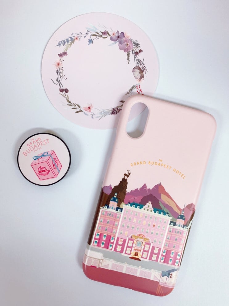  그랜드 부다페스트 호텔 핸드폰 케이스 그립 톡 구매 후기