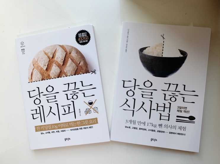  서평) 당을 끊는 레시피와 식사법으로 질병을 돌아보는 시간을 갖다