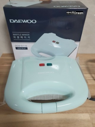  [초간단 간식요리] 3분완성 꿀호떡와플 (대우와플기 DEW-D110 사용후기)