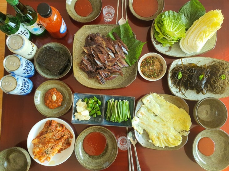  포항친정엄마 구룡포과메기로 손님상차리기
