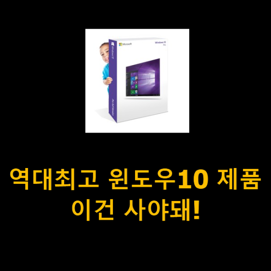 역대최고 윈도우10 제품 이건 사야돼! 역대최고 윈도우10 제품 이건 사야돼!